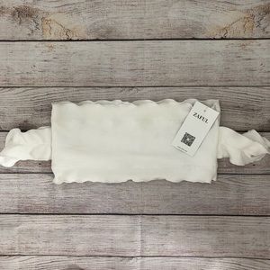 ZAFUL White Summer Top Size Medium